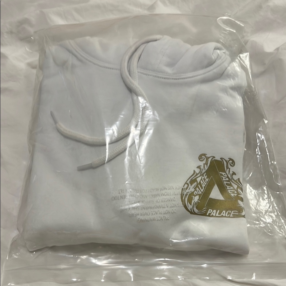 COPY - Palace Artois White and Gold Men's Hoodie - Picture 2 of 3